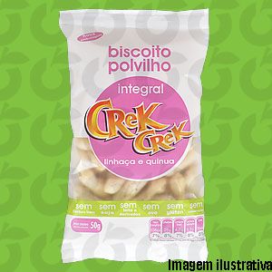 Biscoito Polvilho Linhaça e Quinua 50g Crek Crek