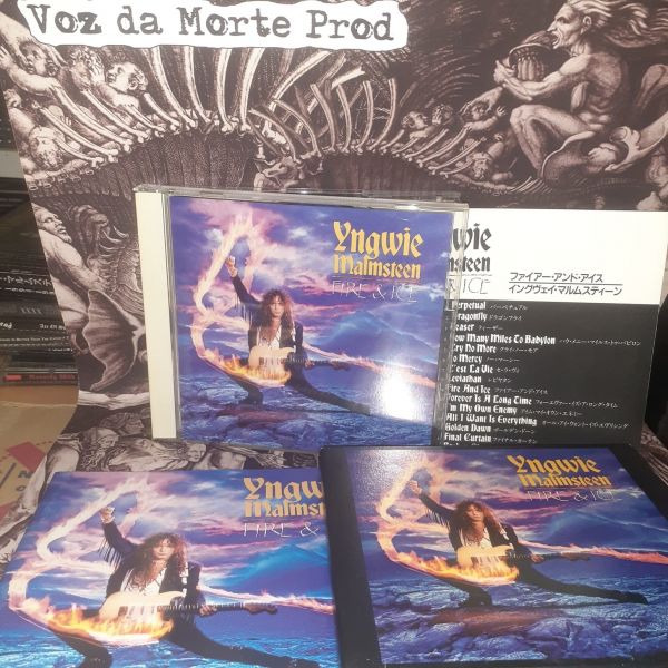 Yngwie Malmsteen - Fire & Ice (Edição Japonesa c/ Encarte Adicional, Slipcase e Booklet de fotos)