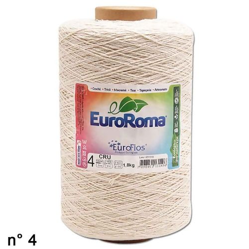 Barbante EuroRoma CRU N°4 - 1,8 Kg