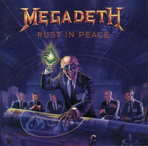 MEGADETH - Rust In Piece (4th Album, 1990) (cd nacional/acrílico)
