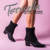 Bota cano curto couro bico fino- torricella