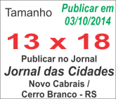 2014.10.03 - Eleitoral | Capa | * Jornal das Cidades