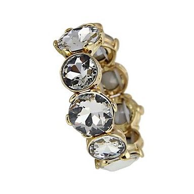 New Top Quality 18K Gold Plated Mix Color Bracelet Bangles Inlay Austria Big Crystal Charms pulseira
