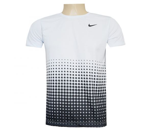 Camisa Nike Dri Fit Branco e Preto