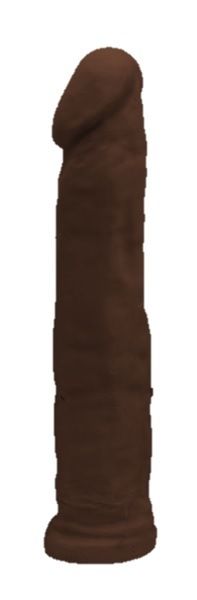 Penis ST 29,0 x 5,5 cm Gigante maciço - CHOCOLATE
