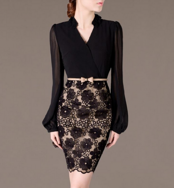 Vestido Renda Chic