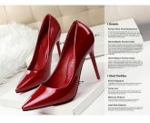 Sapato Feminino Casamento Luxo Vermelho Elegante