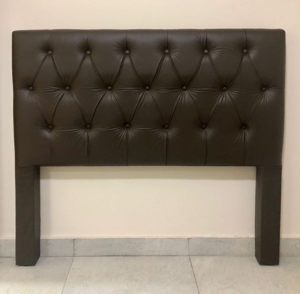 Cabeceira Casal Hera 140 Corino Marrom SR Cabec