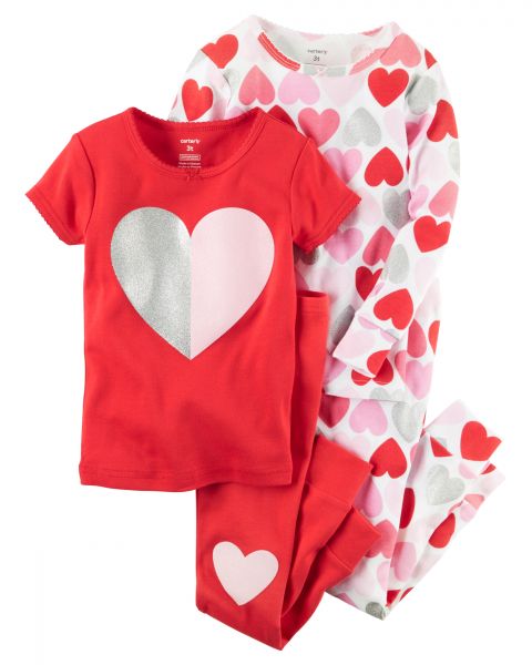 4-Piece Snug Fit Cotton PJs