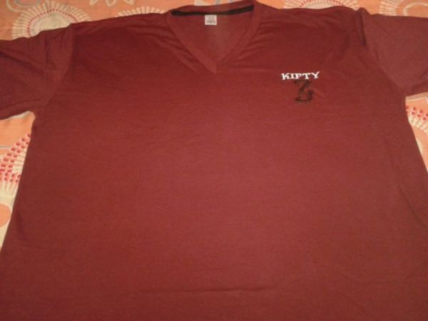 Camiseta gola V masculina