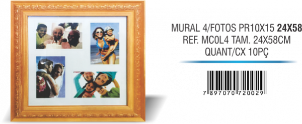 MURAL COLONIAL 4 FOTOS QUADRADO