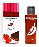 Gel Comestivel Sensação (Chocolate c/ Morango)  Hot Chillies 30ml