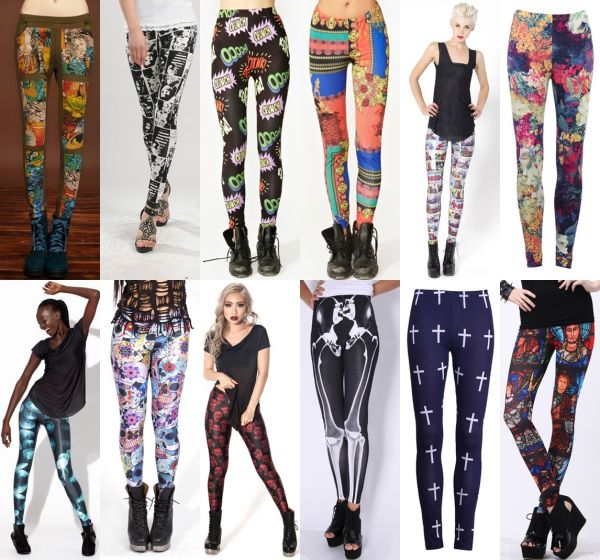 Wolf Calças Legging
