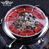 Relógio Masculino Mecânico De Luxo Pulseira De Couro