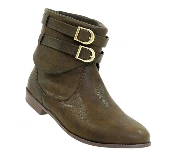 Bota Feminina Cano Curto Café
