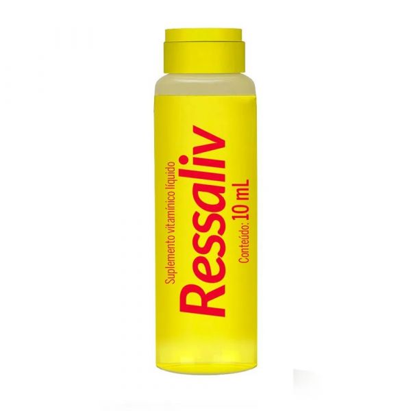RESSALIV SUPLEMENTO VITAMÍNICO LÍQUIDO SABOR ABACAXI 10ML CIMED