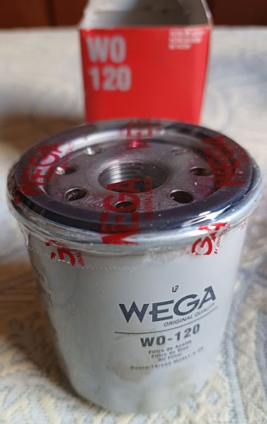 Filtro de Óleo Wega Wo120 Wo 120 Uno Palio Siena Strada Fire
