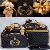 Kit de Bolsas de Maternidade Personalizadas 4 Peças