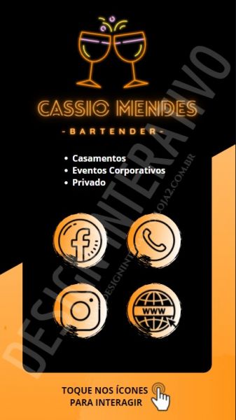 CARTÃO DIGITAL BARTENDER