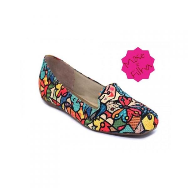 SLIPPER ESTAMPA COLORS (MÃE E FILHA)