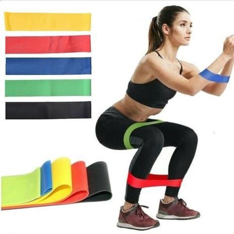 Kit Mini Bands Faixas Elásticas Circulares 5 Unidades