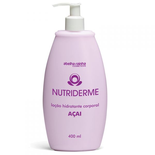 3676 NUTRIDERME - LOÇÃO HIDRATANTE CORPORAL AÇAÍ - 400 ML