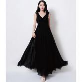 Moda Luxo: Vestido Chifon, de Ótima Qualidade. Frete Grátis.