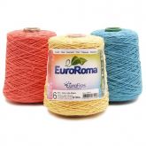 Barbante EuroRoma Colorido N°6 - 600g cada (Informar cor,numeração do pedido na caixa de mensagem)