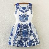 VESTIDO ACIMA DO JOELHO SEM MANGA