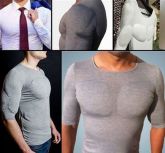 CAMISETAS COM ENCHIMENTO MASCULINO ( SEGUNDA PELE )- 60 PEÇAS SOB ENCOMENDA