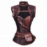 Corset Overbust  Aço RF18