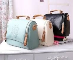 bolsas estilo preppy selo de um ombro