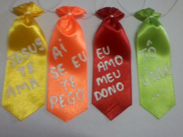 gravata longa escrita