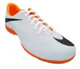 Chuteira Society Nike Hypervenom Branco e Laranja MOD:11949