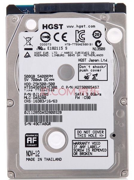 HD SATA3 NOTEBOOK 500 GB 5400 RPM Z5K500