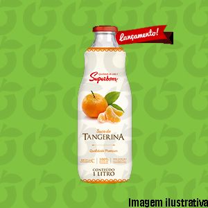 Suco Integral de Tangerina Temperado 1 Litro Superbom