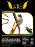 Pena de Ouro Mix Insetos 500g.