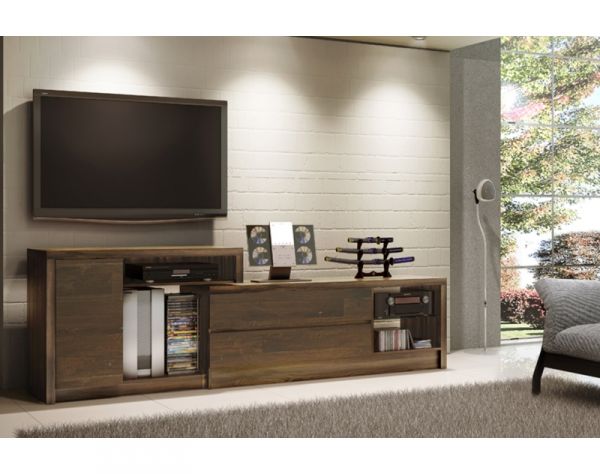 Rack para Tv Extensível 100% MDF TB400 Terracota/Demolição - Dalla Costa