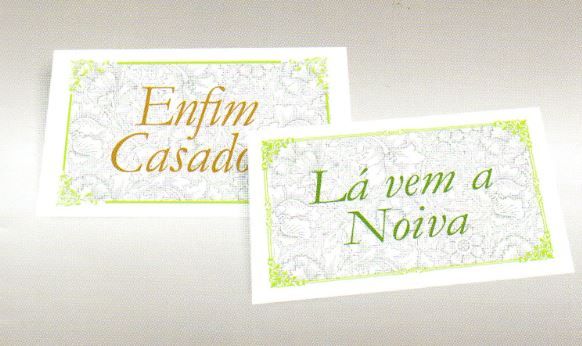 1 Placa Lá vem a Noiva