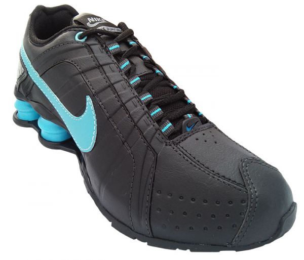 Tênis Nike Shox Junior Preto e Azul