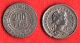 V094-1 - 200  Réis 1922 - Tiragem  Baixa 678.000