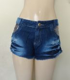 Short jeans  trabalaho em lantejolas.