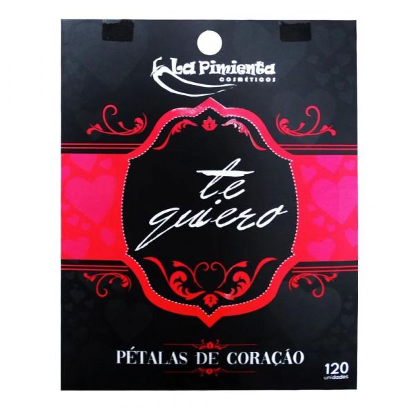 PÉTALAS DE CORAÇÃO VERMELHO AROMÁTICAS EM CETIM AROMA LA VIE
