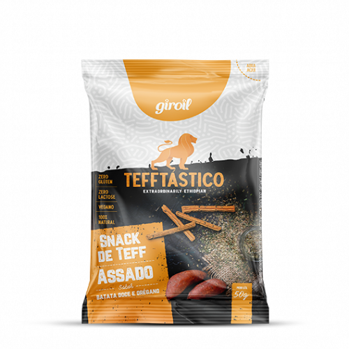 Tefftástico – Snack de Teff Salgado sabor Orégano 50g