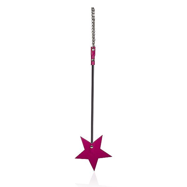 Chibata Estrela na cor Rosa com Preto