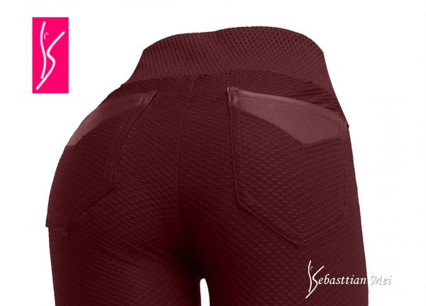 Calça com bolsos plus size(48/50-52/54), flare ou reta