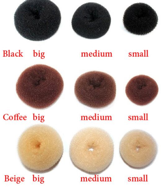 Dunut Hair Para Coque Unidade Tamanho Pequeno - Várias Cores