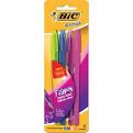 CANETA BIC CRISTAL FASHION COM 4 CORES