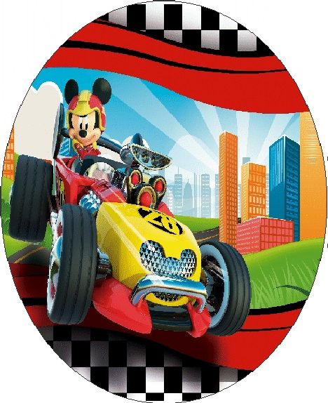 BORRACHA ESCOLAR KIT COM 3 PEÇAS MICKEY SOBRE RODAS