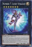 Number 7: Lucky Straight SP14-EN027 - Starfoil Rare